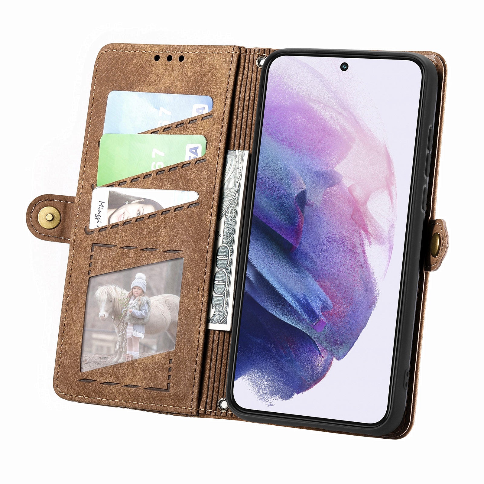 For Samsung Galaxy S22 5G Zipper Pocket Phone Case Geometry Imprinted PU Leather Wallet Stand Cover For Samsung Galaxy S22 5G Zipper Pocket Phone Case Geometry Imprinted PU Leather Wallet Stand Cover